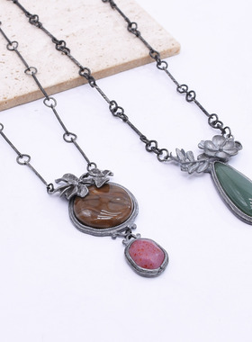 秋季新品复古时尚设计2条装项链