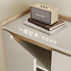 顾家家居现代简约百搭原木设计大储物大加深入户鞋柜家用门口7220