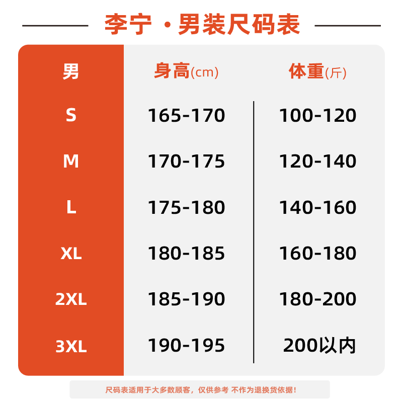 李宁运动套装男夏季新款薄款纯棉休闲T恤宽松跑步短袖短裤两件套-图3