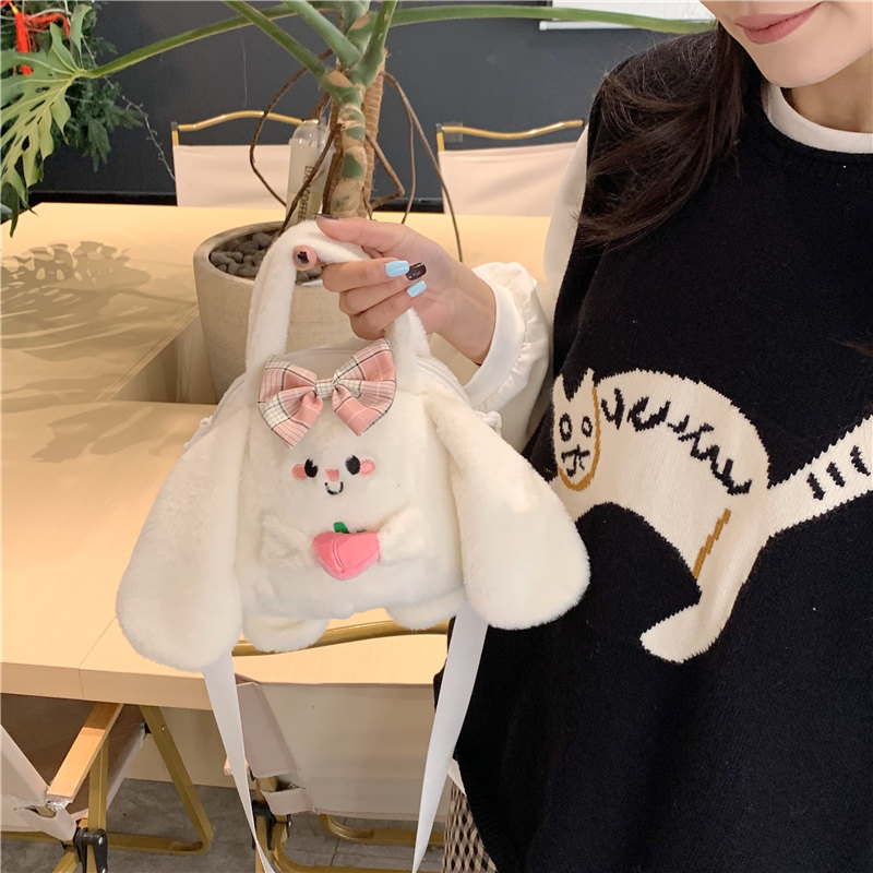 可爱卡通公仔毛绒包包女少女儿童手提单肩斜挎小包玩偶包,淘宝优惠券,粉丝福利购,淘宝优惠卷