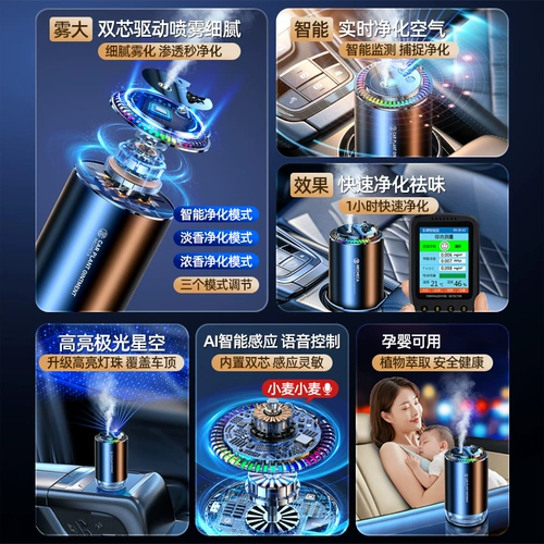 麦爵卡 Автомобильная ароматерапевтическая голосовая машина длинный аромат высококачественный автомобиль 2025 Новые аксессуары для ароматических машин мужчина