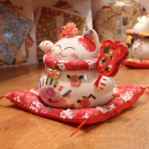 福缘猫 Домашняя гостиная Керамика Керамика Catal Cat Desktop милый маленький маленький маленький маленький маленький маленький маленький маленький маленький маленький маленький маленький маленький маленький человек Женщины творческий день рождения Женщина