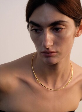 原创设计项链ABOAB925银厚镀金