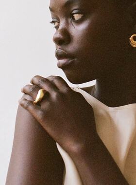 aboab纽约原创设计arc抽象戒指