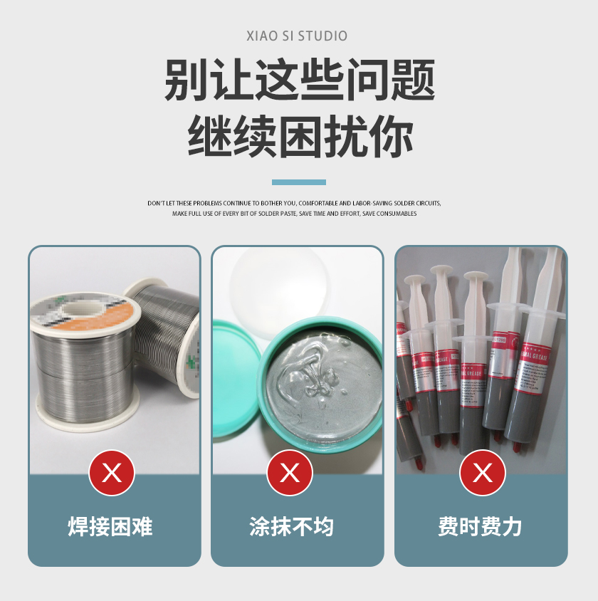 针管省力锡膏胶枪精准点涂手机维修焊油绿油焊膏10CC装通用助推器 - 图1