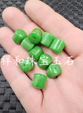 翡翠玉干青路路通玉石散珠