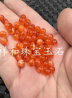 人造蜜蜡圆珠散装配件珠子