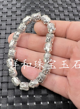 藏银合金手链手串手饰