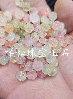 糖果色南瓜珠玉石散珠碧玺色