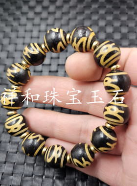 包邮仿古玛瑙南瓜珠玉石手链