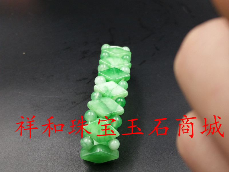包邮天然玉石翡翠玉菱形手链翠玉加宽手链手链厂家直销 包邮天然玉石翡翠玉菱形手链翠玉加宽手链手链厂家直销