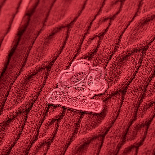 【舒软针织控】羊毛针织衫甜美连帽毛衣DOUBLOVE贝爱2026春季新款 - 图1