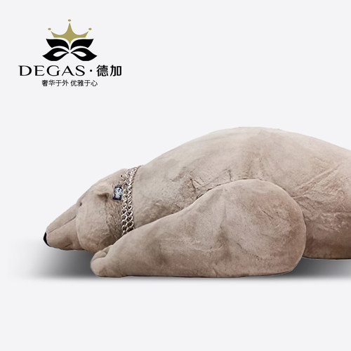 北极熊休闲椅网红座椅动物设计师款美式单人沙发椅轻奢趴趴熊躺椅 - 图3