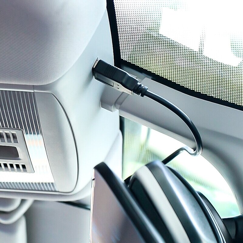 行车记录仪电源线改USB接口供电链接线顶棚MiniUSB插头充电线通用适用于miniUSB充电线弯头360小米盯盯拍凌度
