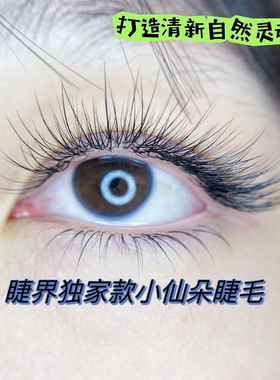 小仙朵海王长短夹心加密三叶草嫁接睫毛柔软自然款美睫师专用睫毛