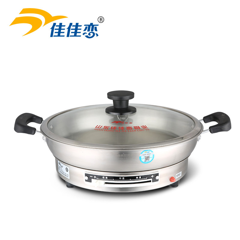 佳佳恋烙饼锅不锈钢加深电煎锅 佳佳恋电饼铛/可丽饼机/薄饼机