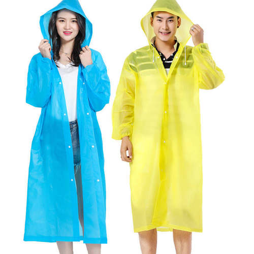 雨衣女成人韩国时尚徒步自行车男女透明电动电瓶车摩托车单人雨披 - 图0