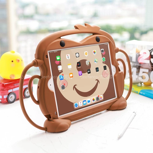 2024 Anti -Fall Apple iPad10 защитный корпус iPad10.9 Защитная обложка iPad Air6 Mini6 Air4air5 ТАБЛИЧЕСКИЙ КОМПЬЮТЕР СИЛИКОН ПА11 -дюйм Cartoon IPad9 Детский автомобиль.