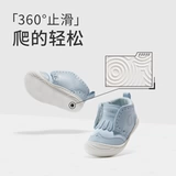 Детские туфли для новорожденных, мягкая подошва, осенние, человеческий датчик