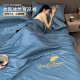 Ice silk summer cool quilt four-piece washable summer quilt air-conditioned quilt