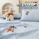 Crayon Shin-chan embroidered PE cool mat children's ice silk mat three-piece set flat-lay all-inclusive fitted sheet mat