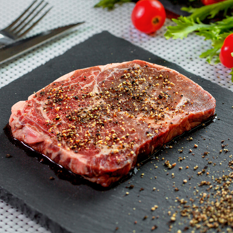 大庄园 肉眼牛排整切牛排调理非原切家庭厚牛肉儿童整切牛扒800g