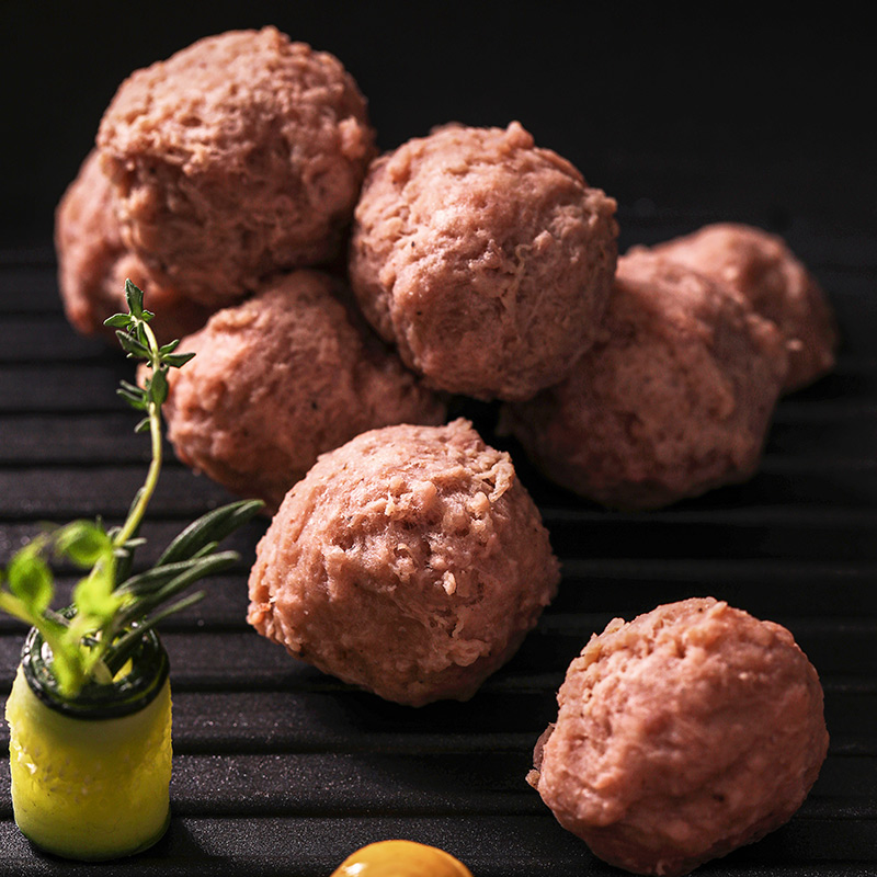 大庄园瑞典风味国产牛肉丸200g*6袋冷冻火锅肉丸子家庭烧烤食材