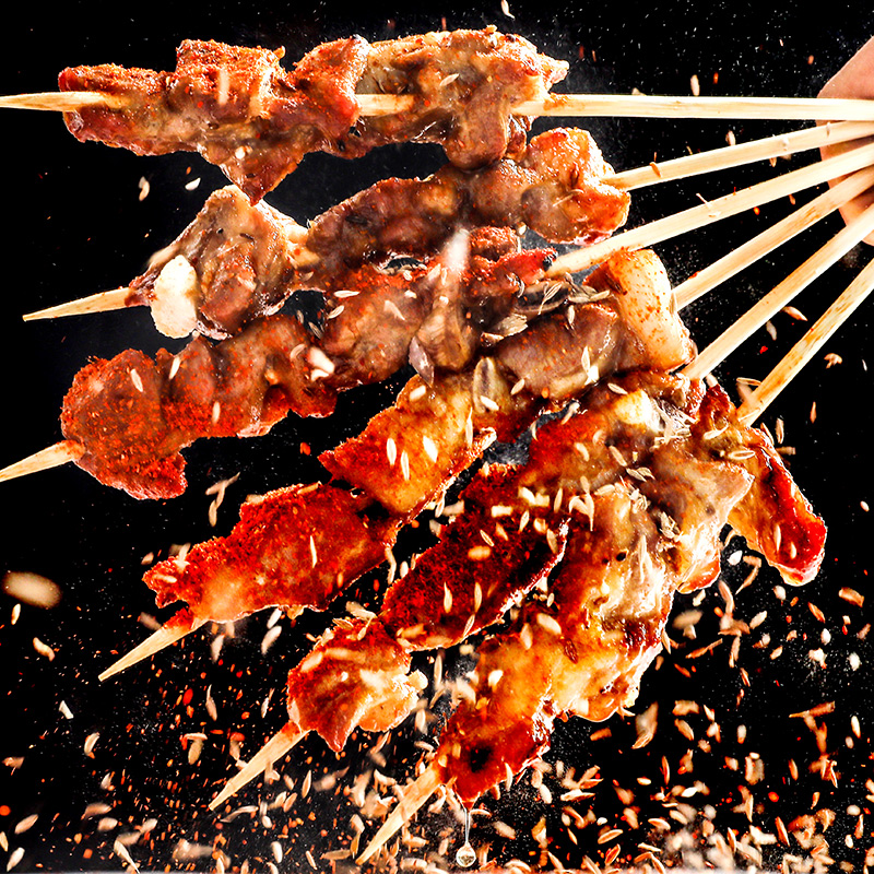 大庄园 新西兰进口羊肉串尚品带骨羔羊排烧烤肉串原味烧烤食材