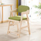 Children's study chair can be upgraded solid wood seat stool student desk writing homework chair home backrest dining chair