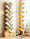 Bookshelf simple tree-shaped storage rack floor-standing study cabinet living room storage rack home multi-layer creative narrow bookcase