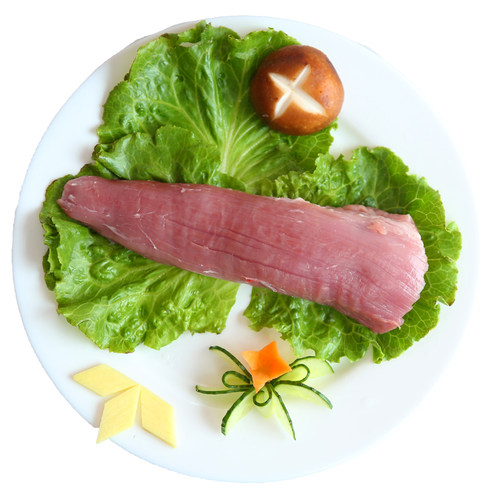 爱森 冷鲜猪肉 新鲜生猪肉小里脊 里脊肉350克/盒 - 图1