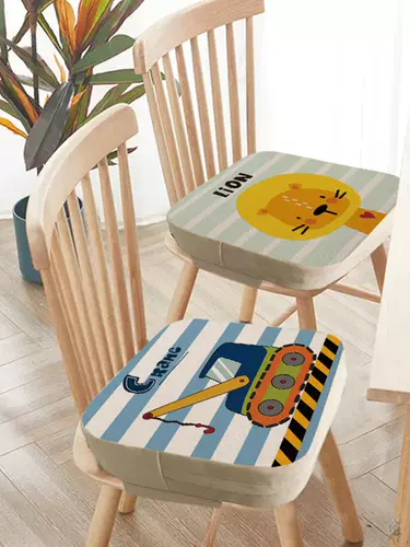 Детское дышащее кресло, мультяшный стульчик для кормления для домашнего использования для школьников для еды, подушка, увеличенная толщина