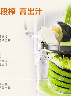 九阳全自动原汁机渣汁分离家用