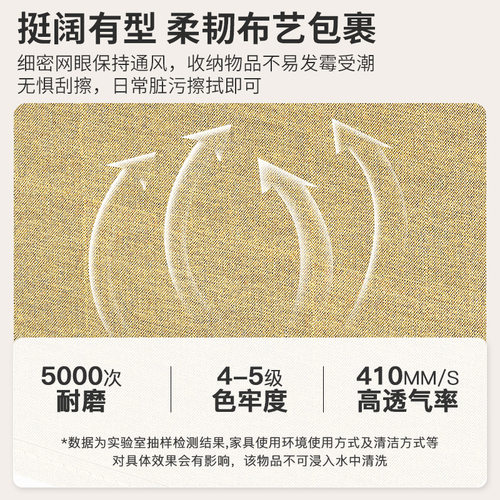 书柜装饰灯格子柜整理布艺筐卡通猫窝玩具收纳筐零食杂物储物配件 - 图3