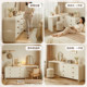 Healing dressing table and cupboard integrated