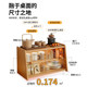 Glass paper cups cups tea sets dining table storage cabinet