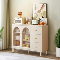 Cream Winners Dining Side Cabinet Close By Wall Integrated Light Lavish Bucket Cabinet Containing Cabinet Lockers Living-room Cabinet Tea Water Cabinet Home
