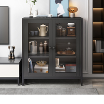 Wine Cabinet Close By Wall Modern Minima Dining Side Cabinet Home Light Lavish Stainless Steel Containing Cabinet Lockers Tea Water Cabinet Living Room