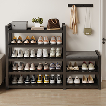 Simple shoe rack Home doorway integrated shoe changing stool Indoor removable shoes cabinet 2023 new bursting into the house wearing a shoe stool