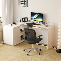 Minimalist modern desk desk desk desk integrated telescopic corner desk multifunction with cabinet writing desk