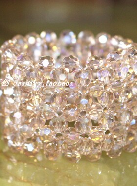 遮伤疤水晶百搭港风多层夸张手链