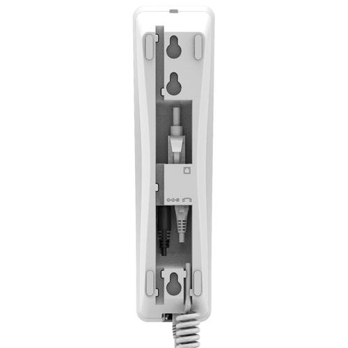 深简Hotel壁挂式小型IP电话机sip宾馆酒店WiFi云分机客房洗手间挂墙安装Poe网络供电H2U网线网口医院白色迷你 - 图3