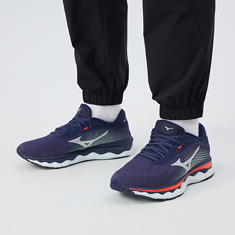 mizuno 21新款男缓震包裹专业跑步鞋 迈盛悦合运动户外跑步鞋