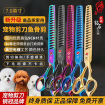 Xuan Bird Pet Beauty Scissors Professional Fish Bones Cut Tooth Cut Teddy Pooch Haircut Hair Use Haircut Tool Suit