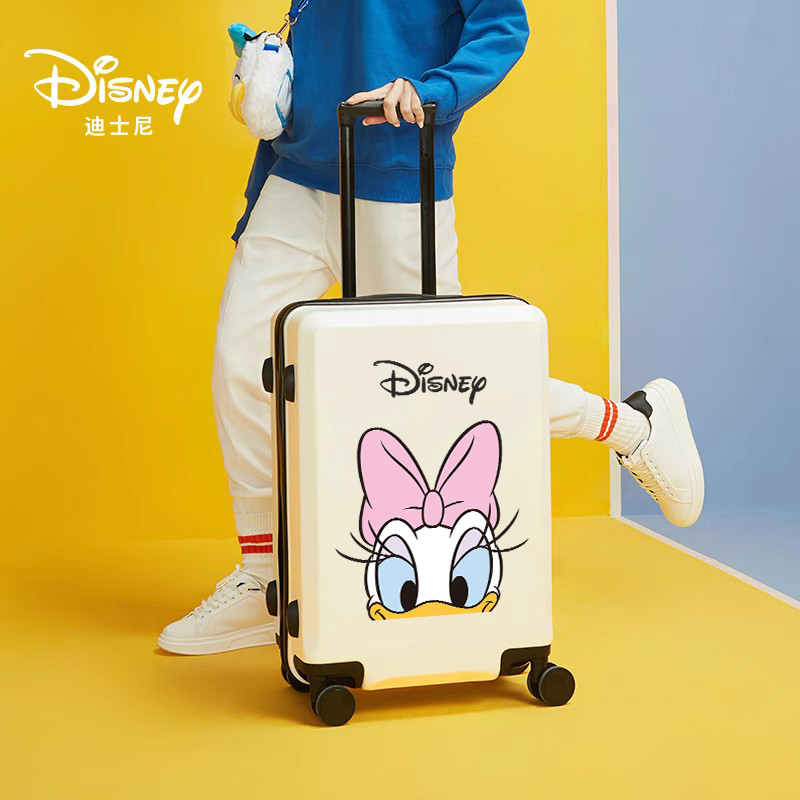 迪士尼ins网红女20寸小型登机箱子 正能箱包旅行箱