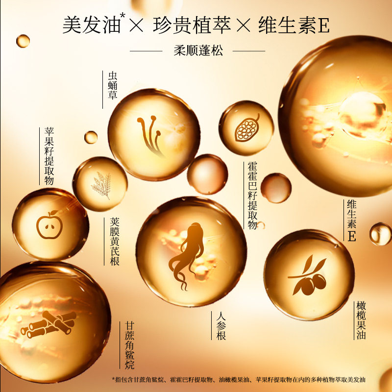 六神生姜健发蓬松控油洗发露护发素 六神洗发水