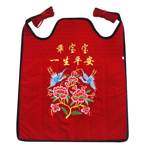 云南老式婴儿背带四川背娃背巾裹背布多功能裹背贵州宝宝传统背扇 - 图2