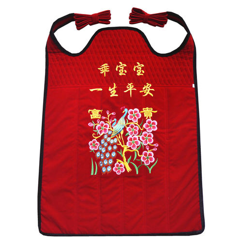 云南老式婴儿背带四川背娃背巾裹背布多功能裹背贵州宝宝传统背扇 - 图3