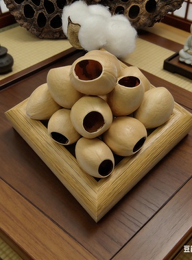 【平口凤凰蛋】 铁树果壳、豆荚娃娃果壳种子风铃DIY天然装饰材料