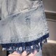XS-S wear ODI ET AMO retro asymmetrical denim skirt 538